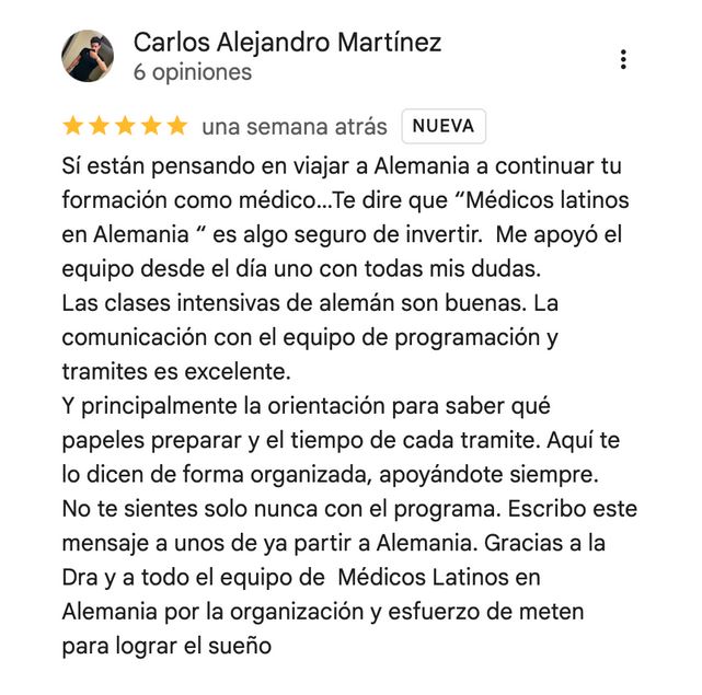 Testminios Curso de alemán para médicos