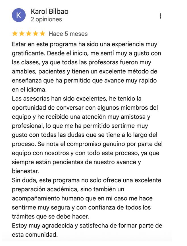 Testimonios Curso de alemán para médicos